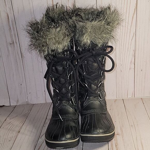 Sorel Tofino II Womens Waterproof Winter Snow Boots Black Stone Sz 6 1472591011 - Picture 4 of 11